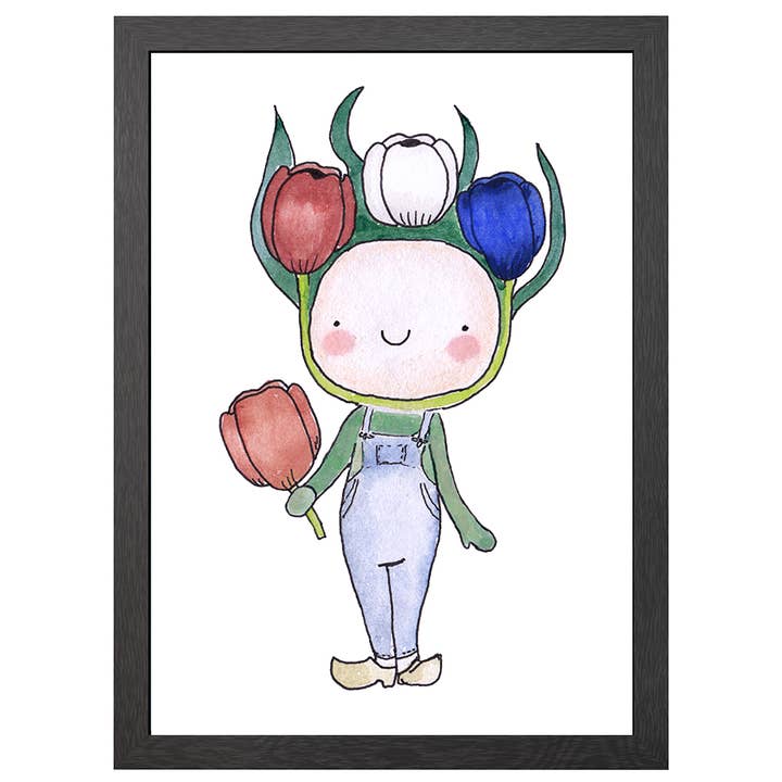 A2 Frame Happy Tulip Boy voor wholesale door JOYIN