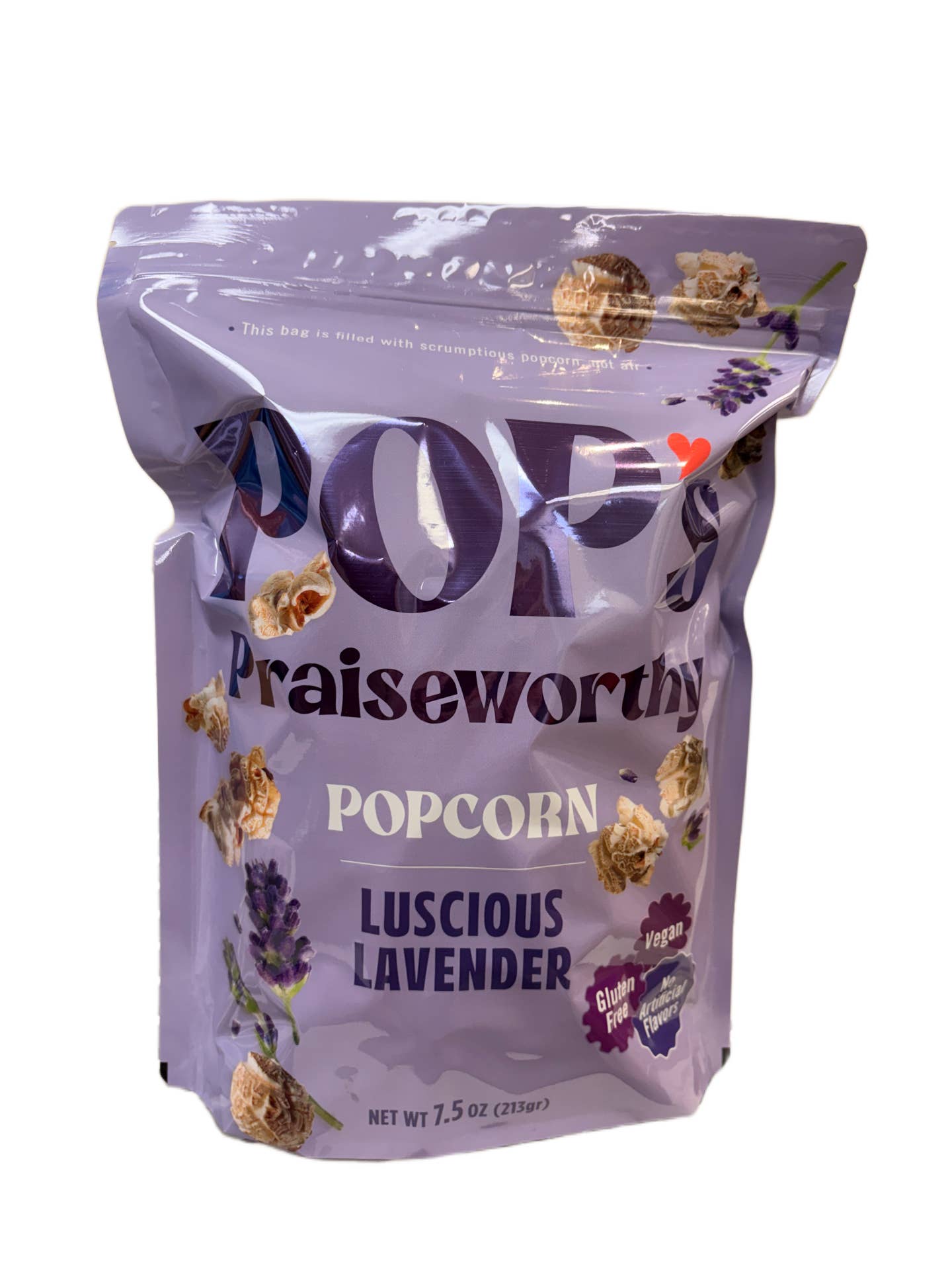 Pop's Praiseworthy Popcorn - Wholesale Popcorn - Pop's Praiseworthy Popcorn - Luscious Lavender -7.5 oz