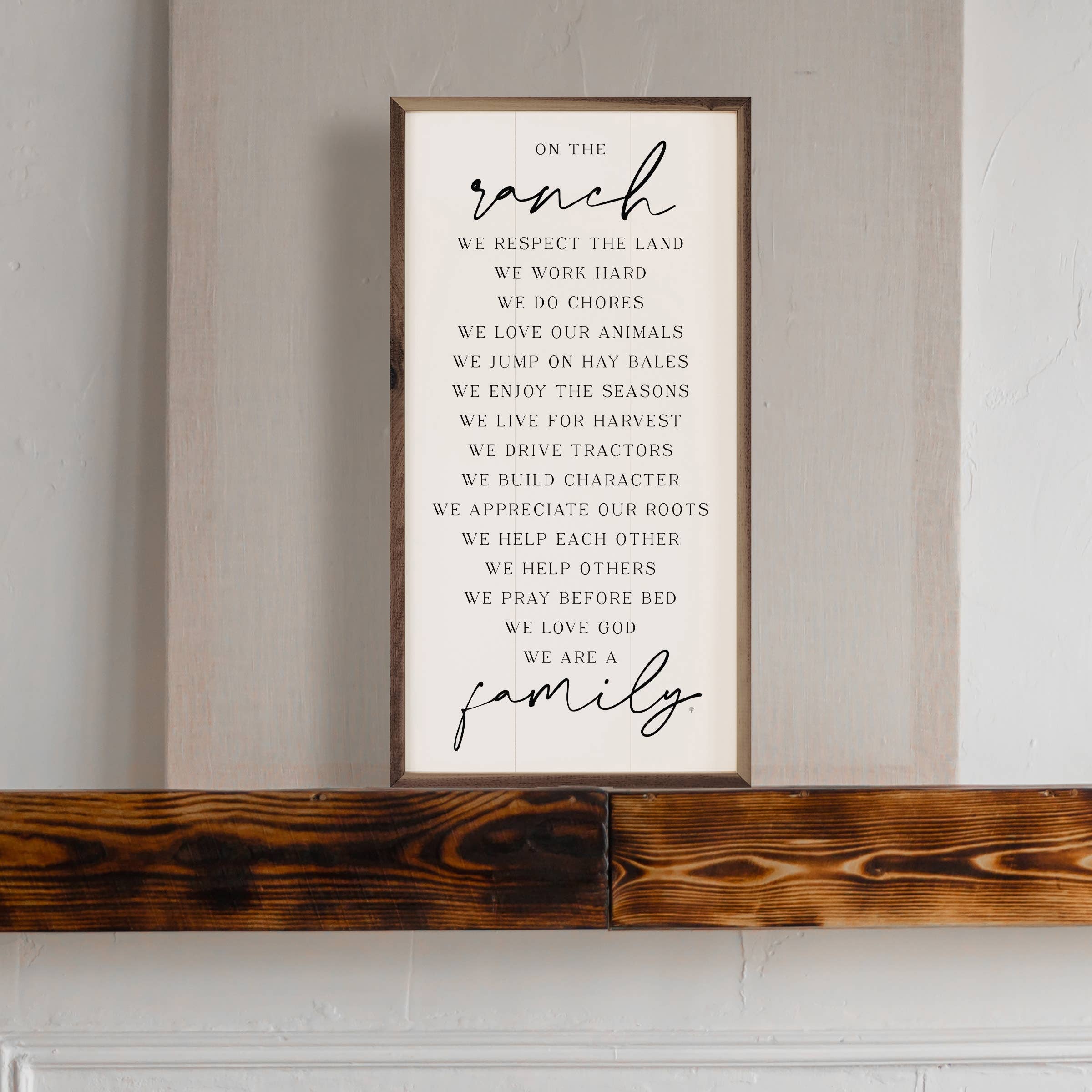 Kendrick Home - Wholesale Sign - On The Ranch White1