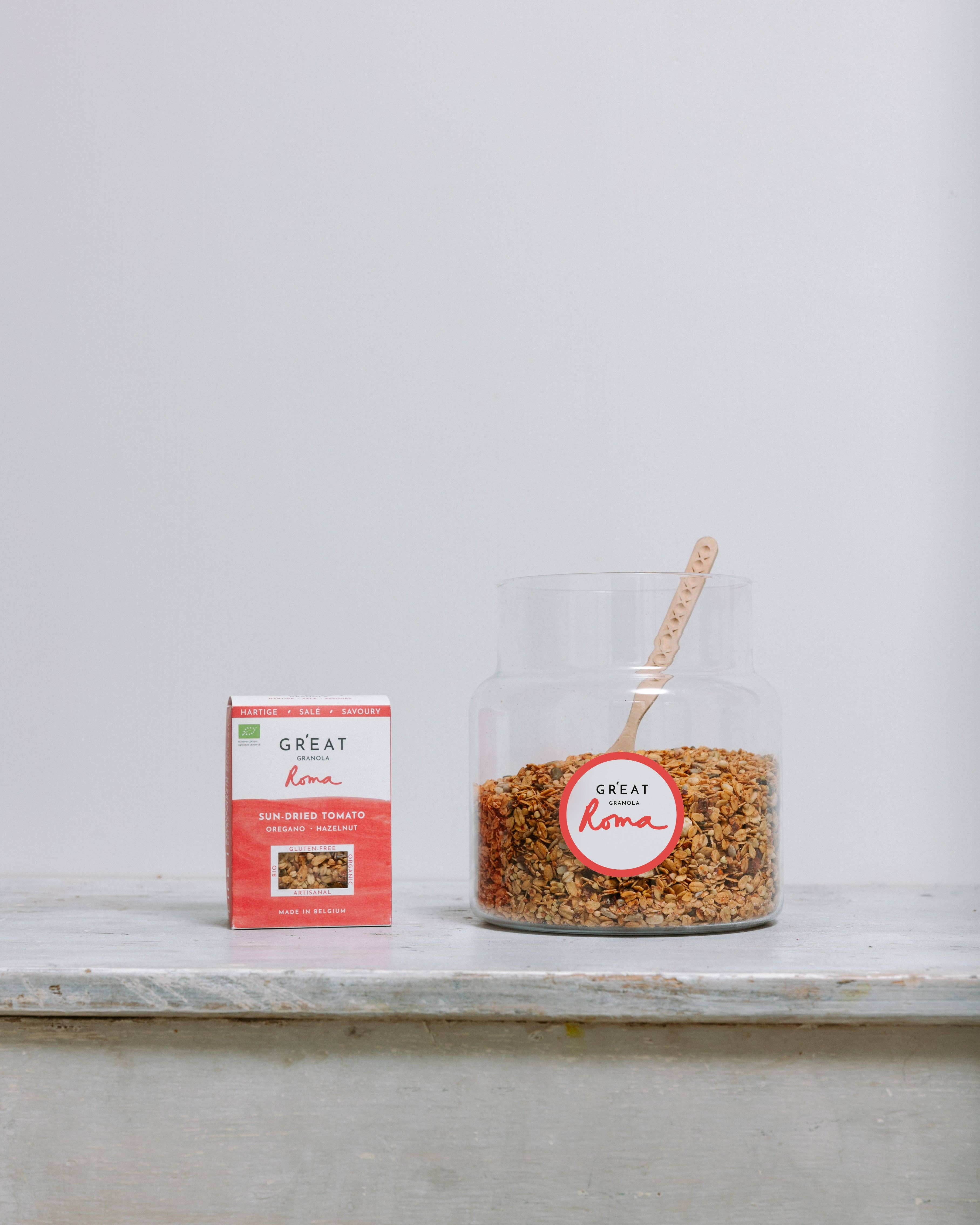 GR'EAT Granola - Wholesale Granola - ROMA 200g - Sun-dried Tomato • Oregano • Pine Nut7