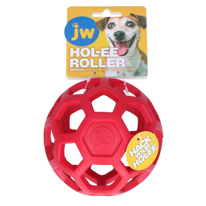JW HOL-EE Roller M 11.5 cm Red for wholesale by Hofman Animal Care