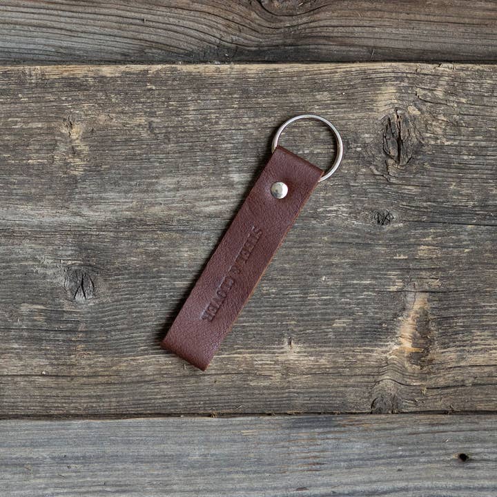 Steel & Clover - Wholesale Keychain - Unisex - Richmond Leather Keychain2