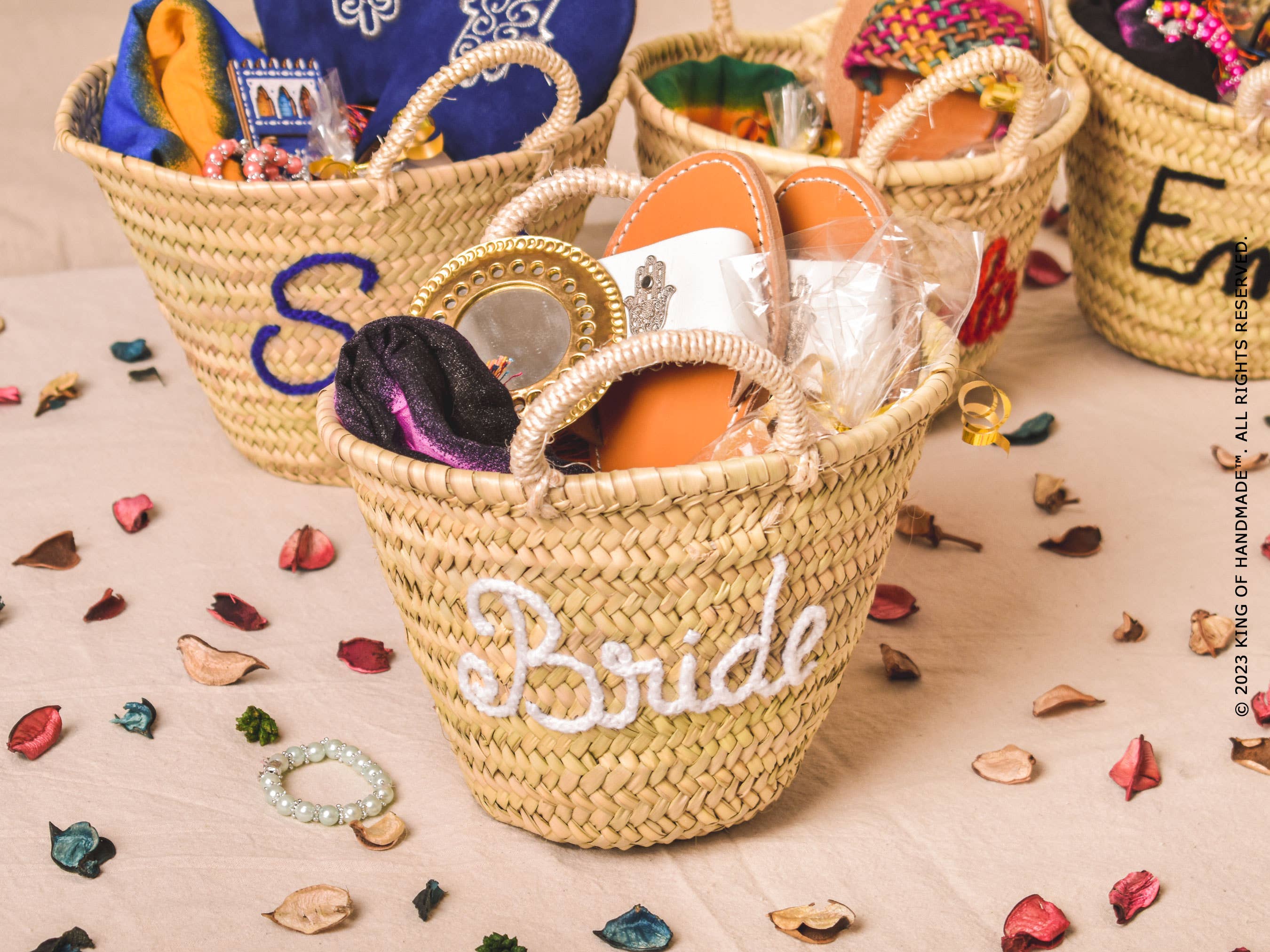 King Of Handmade - Wholesale Beach Bag - Personalized Straw Bag For Bride, Bachelorette party8