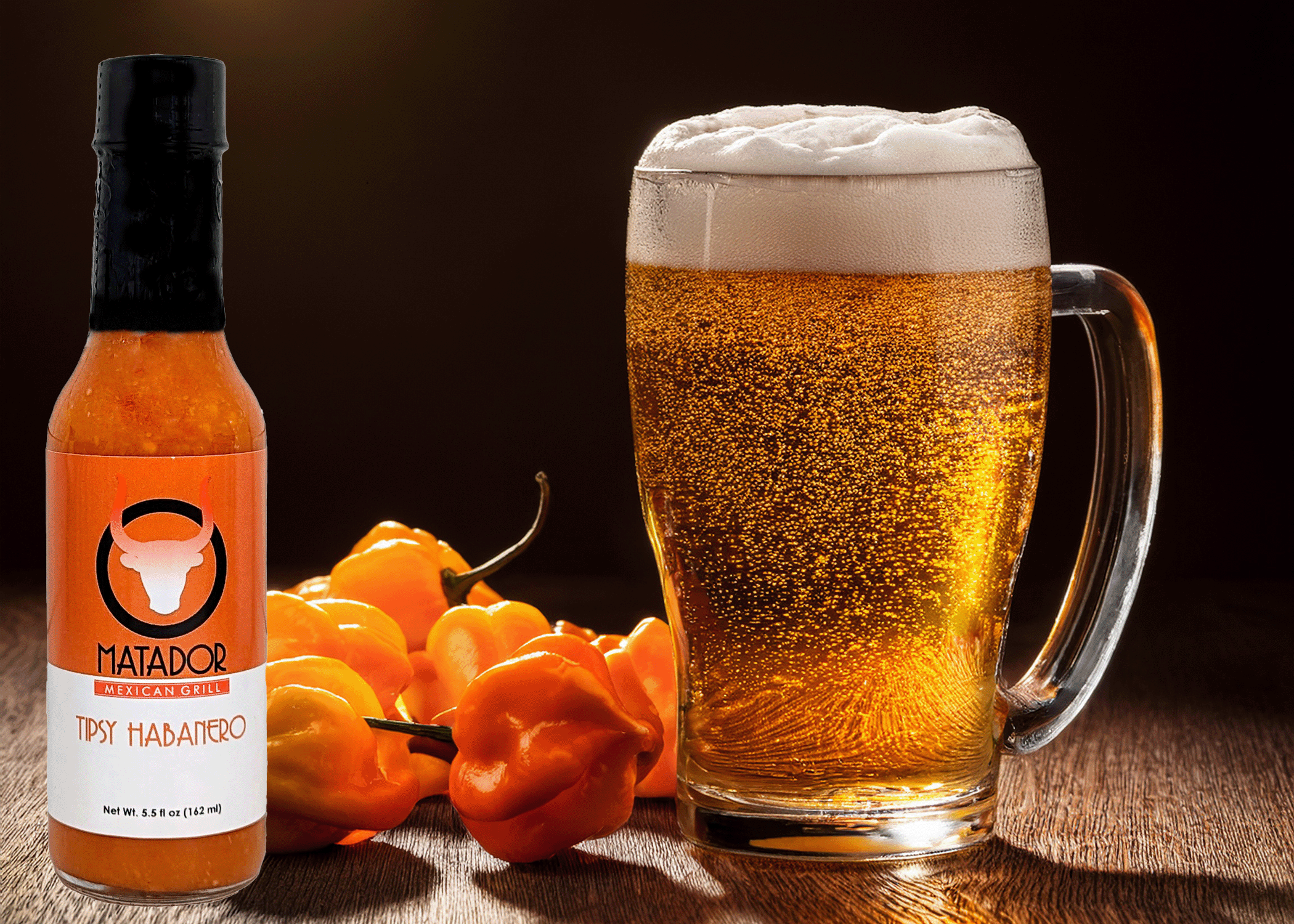 Matador Mexican Grill – wholesale Stark sås – Tipsy Habanero Het Sås, Ölälskare Het och Kryddig Sås0