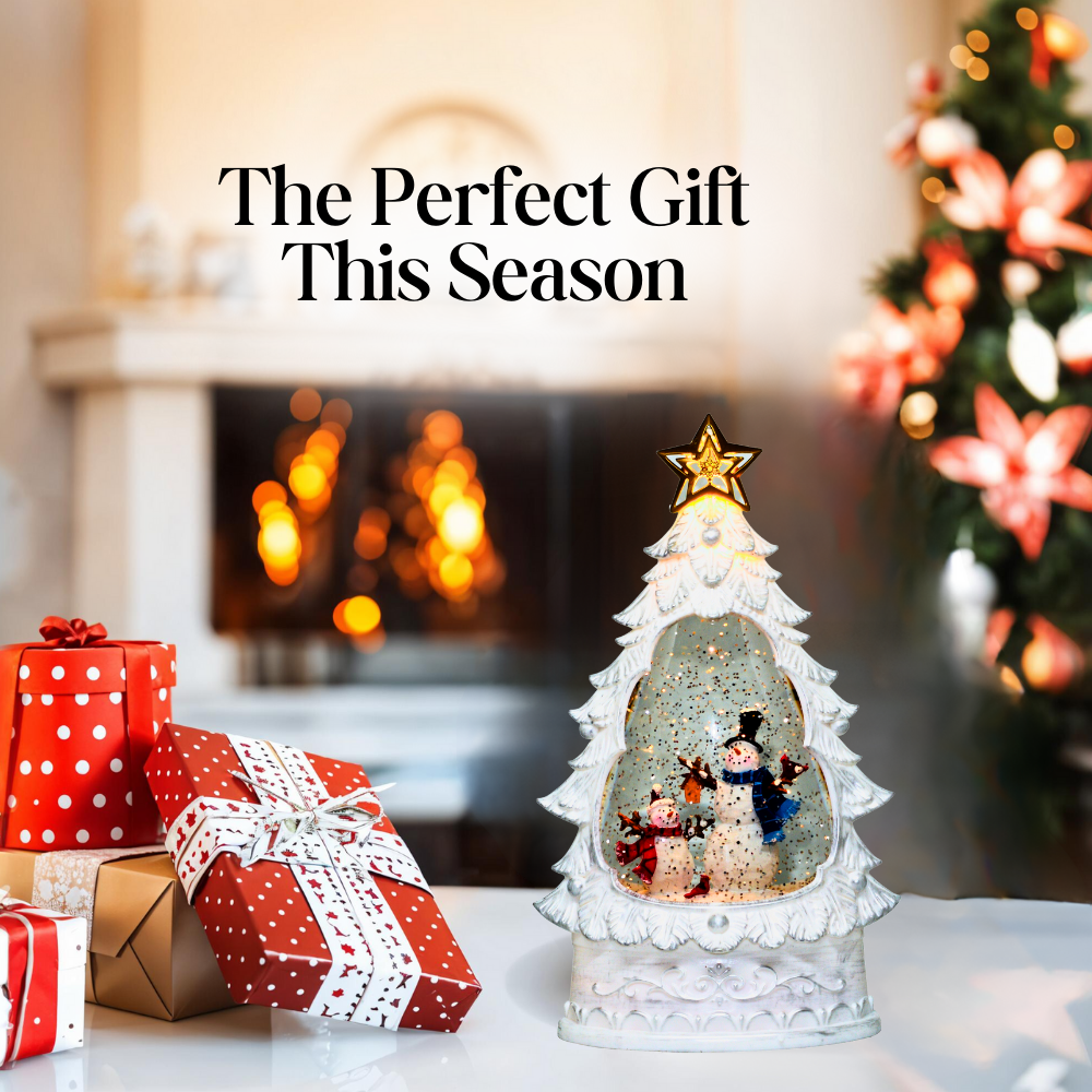 SINT - Wholesale Christmas Decoration - Christmas Musical Lighted Water Glitter Snow Globe Lamp4