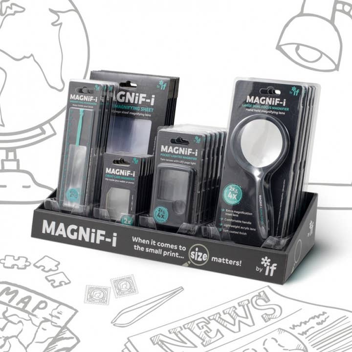 Magnif-I Small Shelf Display for wholesale by if USA