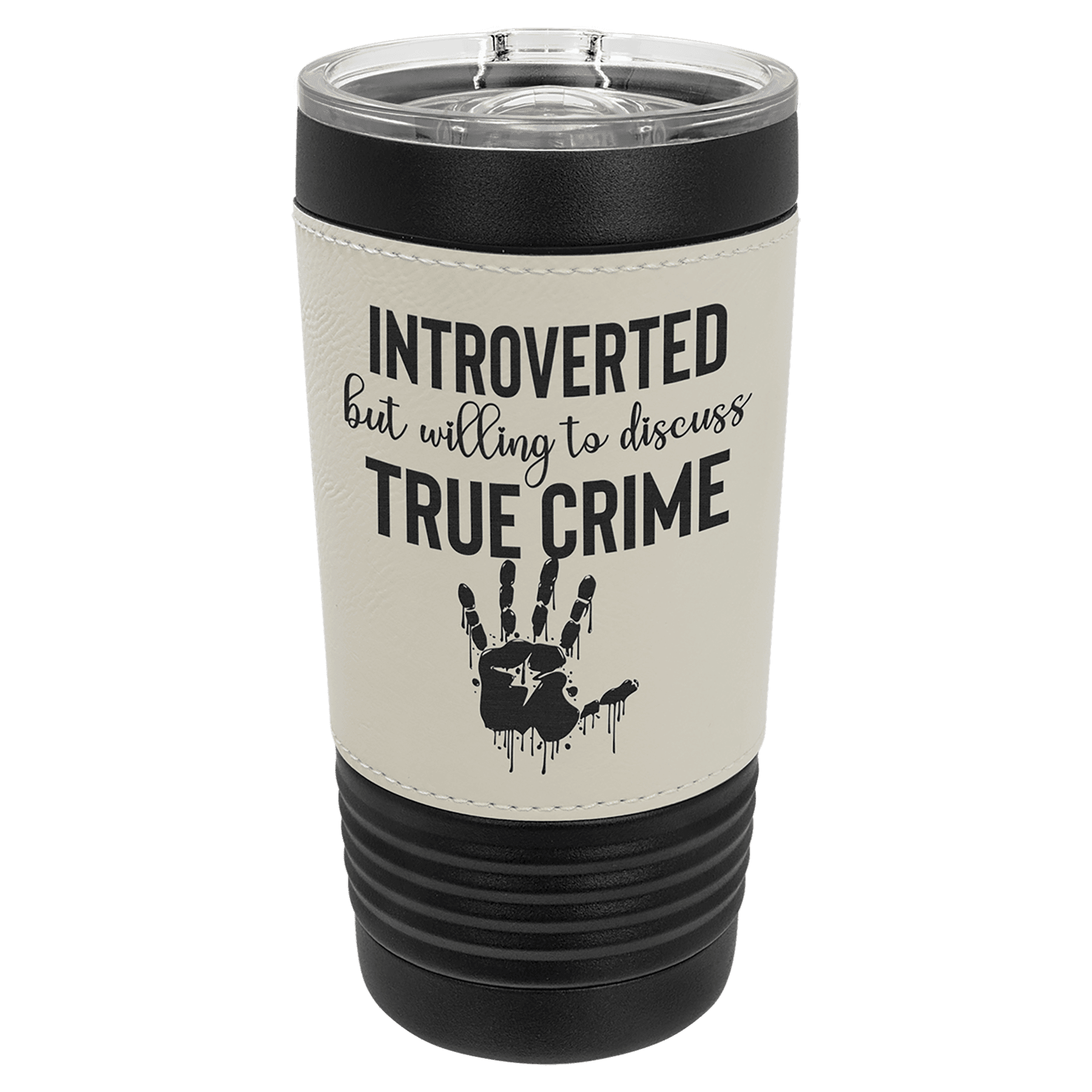 The Rural Home – Großhandel Thermotasse/-becher – Benutzerdefinierter 20 oz. Polar Camel schwarzer Becher mit Lederoptik1