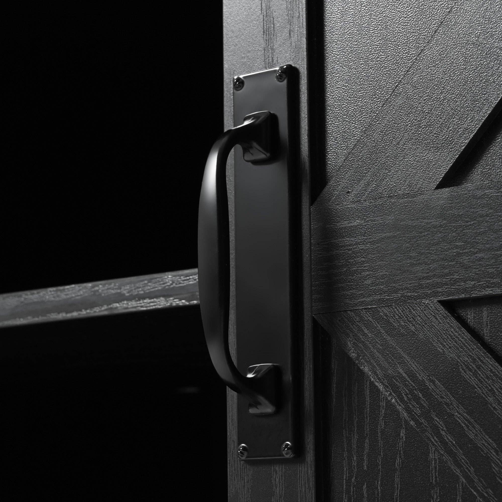 Orange County Decor - Wholesale Kitchen Storage/Organizer - K&K 53.7" Farmhouse Kitchen Island With Power Outlet, 2 Sliding Barn Door Kitchen Storage Island With Drop Leaf, Spice Rack Rolling Kitchen Cart On Wheels, For Home, Kitchen And Dining Room, Black39