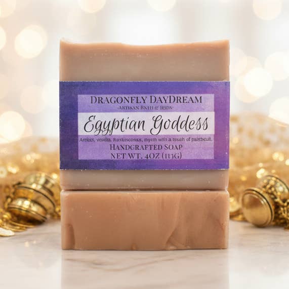 Egyptian Goddess Artisan Soap for wholesale by Dragonfly DayDream