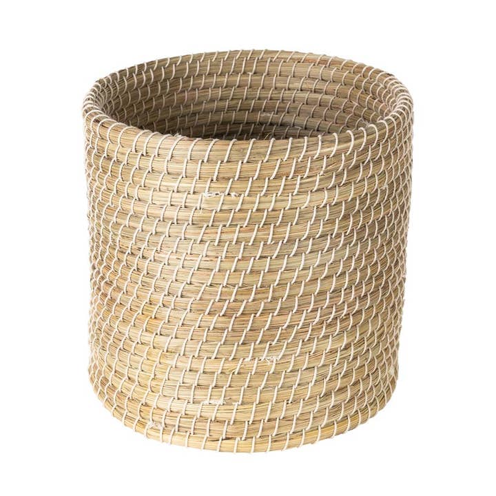 Kaisa Cylinder Basket 12'' for wholesale by Ten Thousand Villages