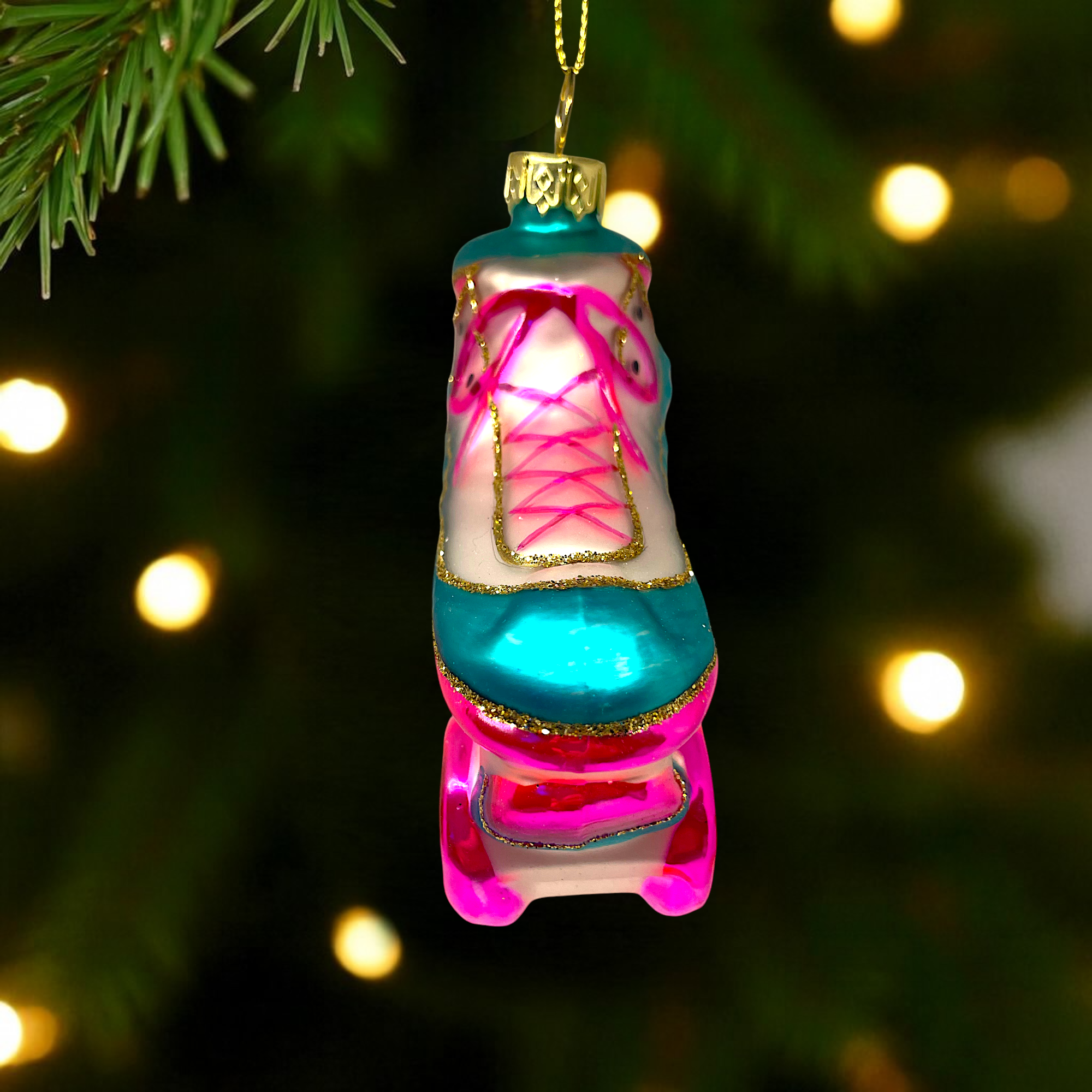 Noel Box - Wholesale Ornament - Roller Skate Christmas Ornament – Glass Holiday Decoration5