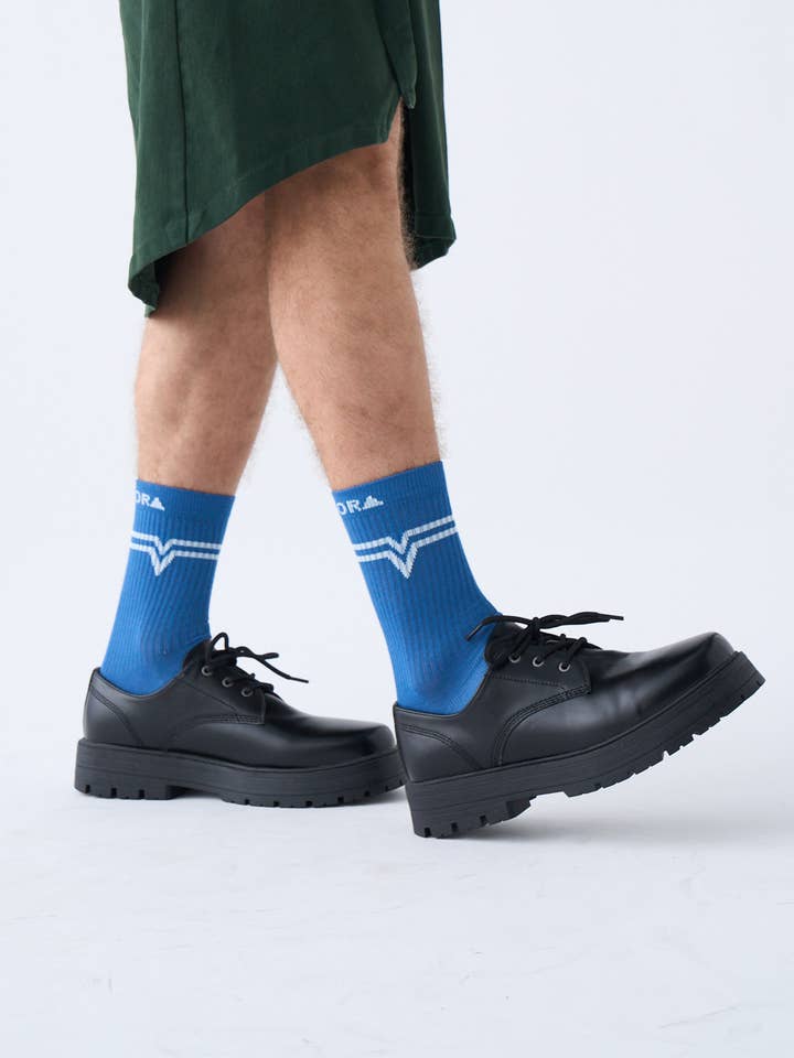 Aw25 Blue Socks for wholesale by Pitagora