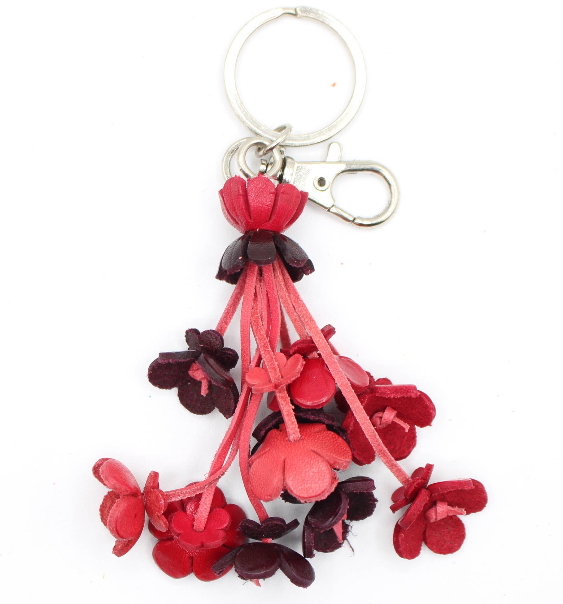 Sunflower Handmade leather inc – Engroshandel Nøglering - Dame – læder blomst nøglering og pung charme4