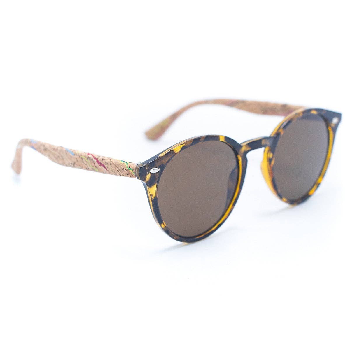 Meninas Bonitas Cork - Vente Lunettes de soleil – femme - Lunettes de soleil pour femmes en liège avec verres anti-UV3