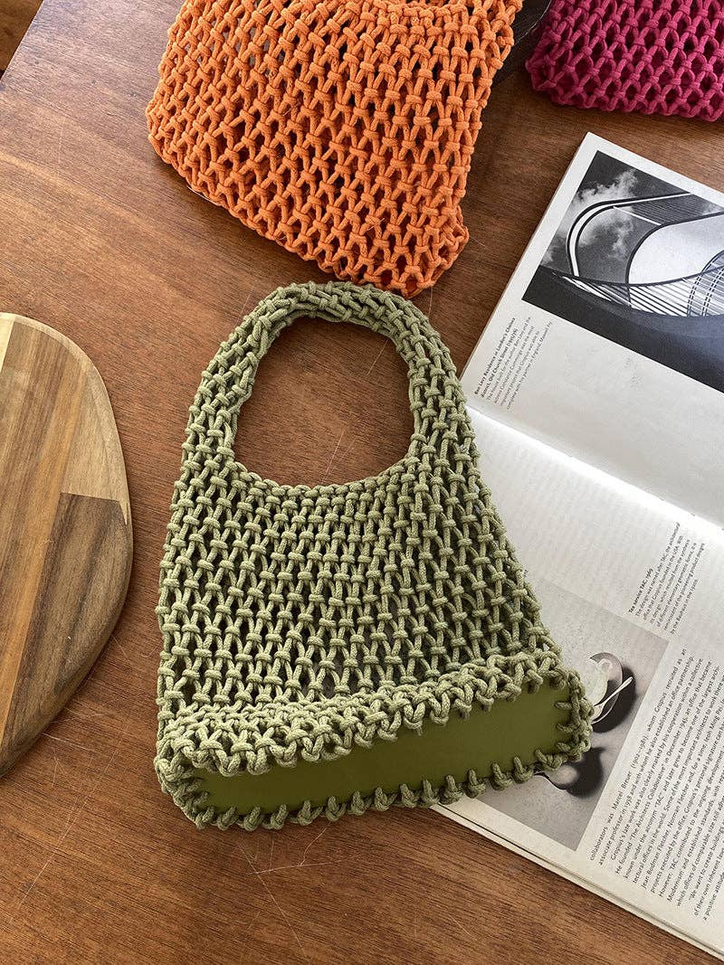 Dipped Shop – Großhandel Tragetasche – Damen – Einfaches einfarbiges Gelb Out DPWB1813