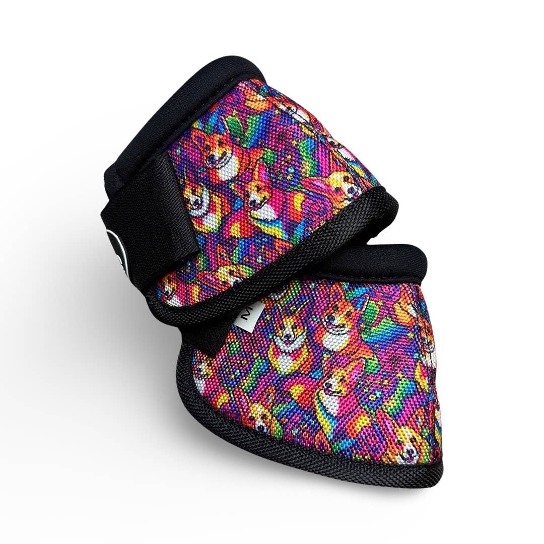 Schulz Equine – wholesale Ridutrustning – Schulz Equine bell boots med livfulla mönster18