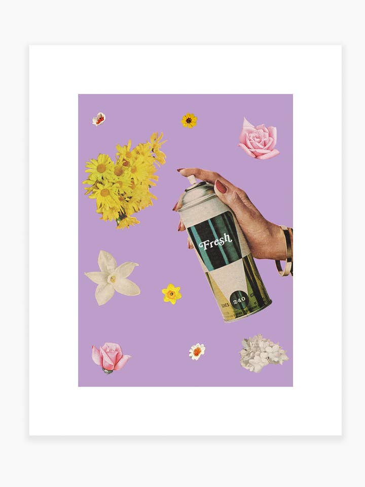 Spring Cleaning Art Print for engroshandel hos Julia Walck