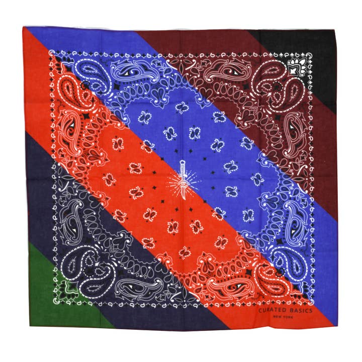 Curated Basics - Wholesale Bandana - Unisex - Multi-color Bandana