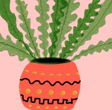 Carolyn Suzuki - Wholesale Birthday Card - ZIG ZAG CACTUS - Birthday Card2