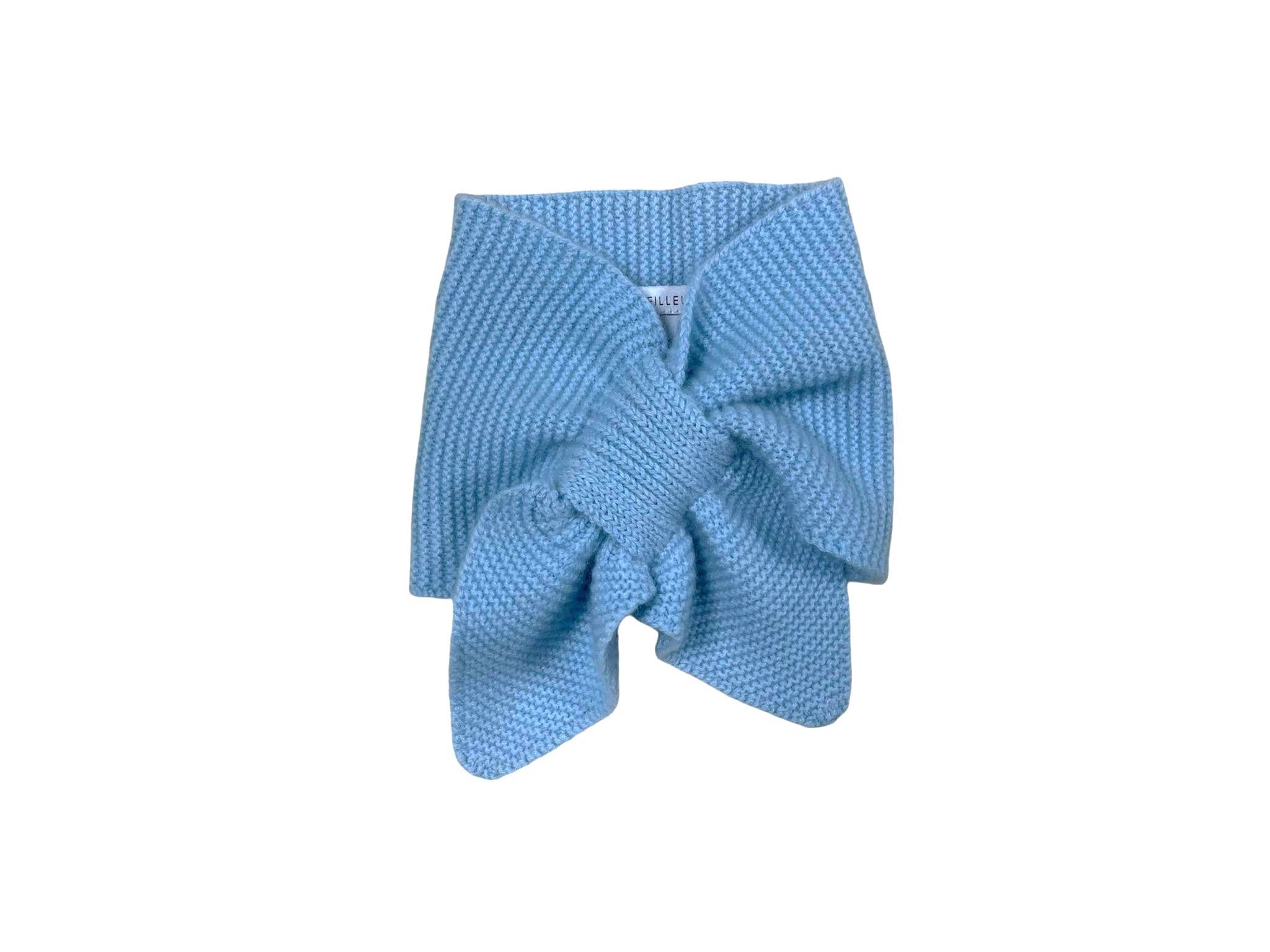 Kairon Trading UK Limited - Wholesale Scarf - Unisex - 100% Cashmere Keyhole Scarf, In Baby Blue1