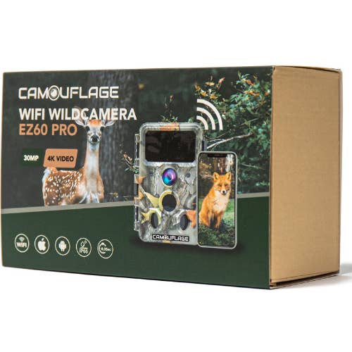 Camouflage - Wholesale Camera Strap - Camouflage EZ60 - Wildlife Camera with WIFI - 4K 32MP2