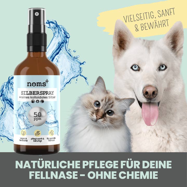 Noms+ - Wholesale Pet Spray - Dog - Silver spray for dogs and cats with 50ppm (100ml)