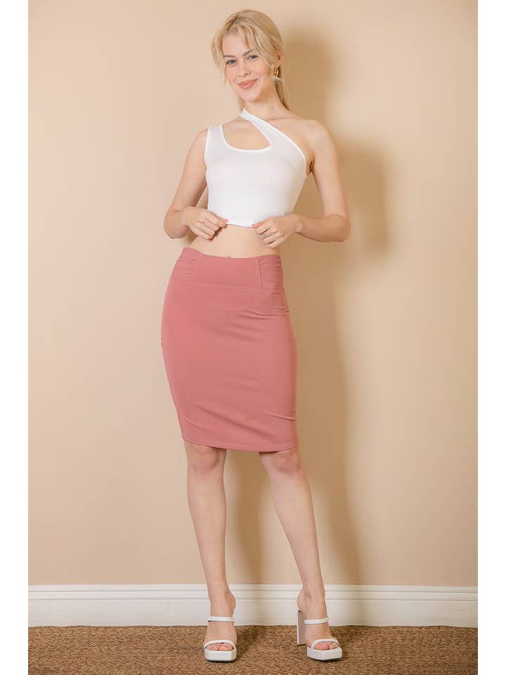 CAPELLA APPAREL - Wholesale Knit Top - Women's - Ribbed One Shoulder Cross Strap Crop Top17