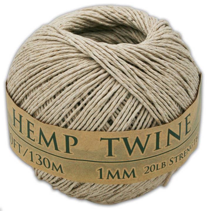 Hemptopia - Wholesale Twine - Hemptopia Colored Hemp Twine Ball, 430ft, 100% natural