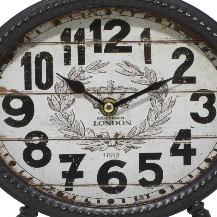 Deco Marché - Wholesale Wall Clock - Vintage Black Metal Clock Set9