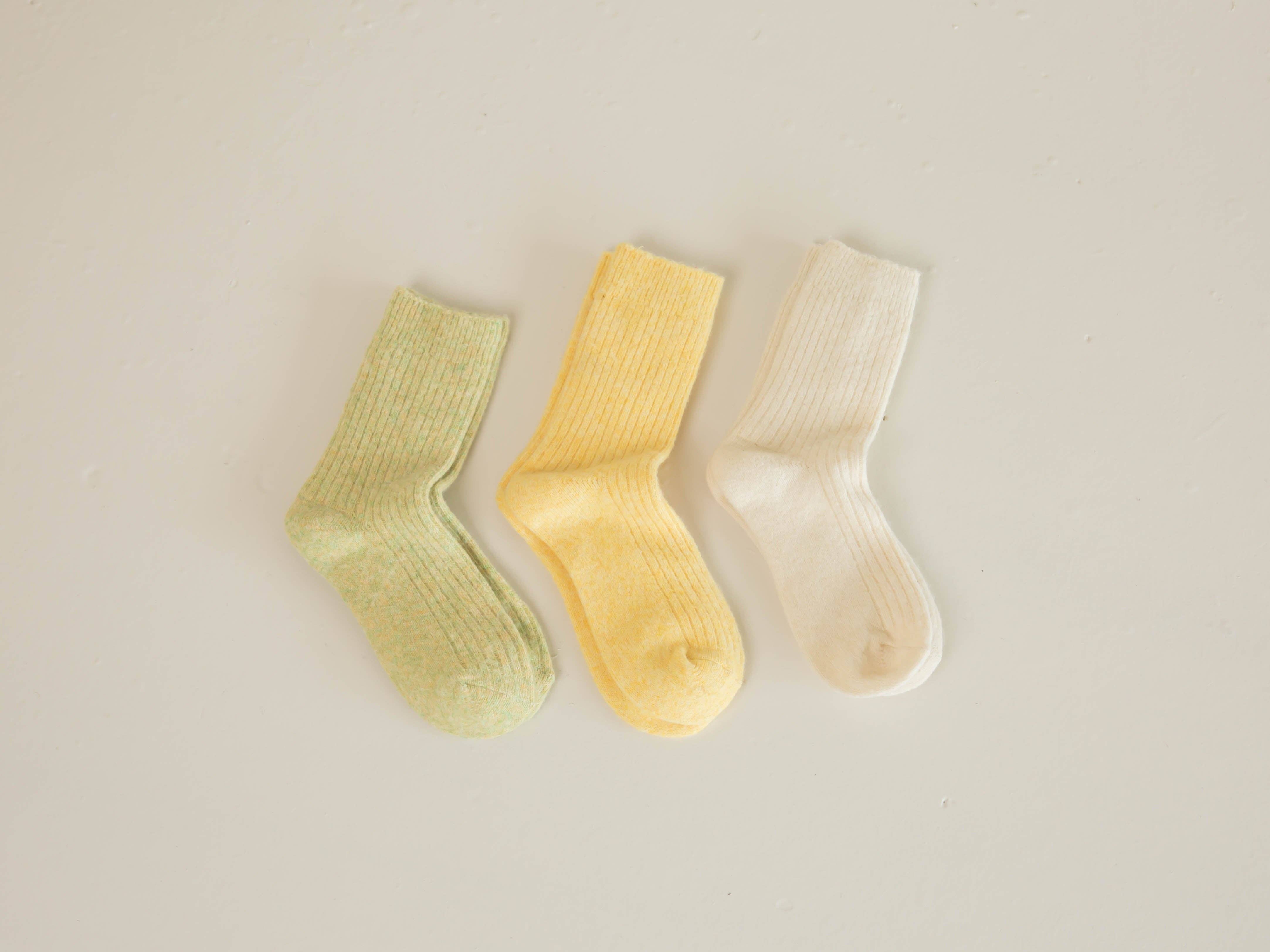 Bed & Butter - Wholesale Socks - Women's - The Comfiest Socks - Yellow1