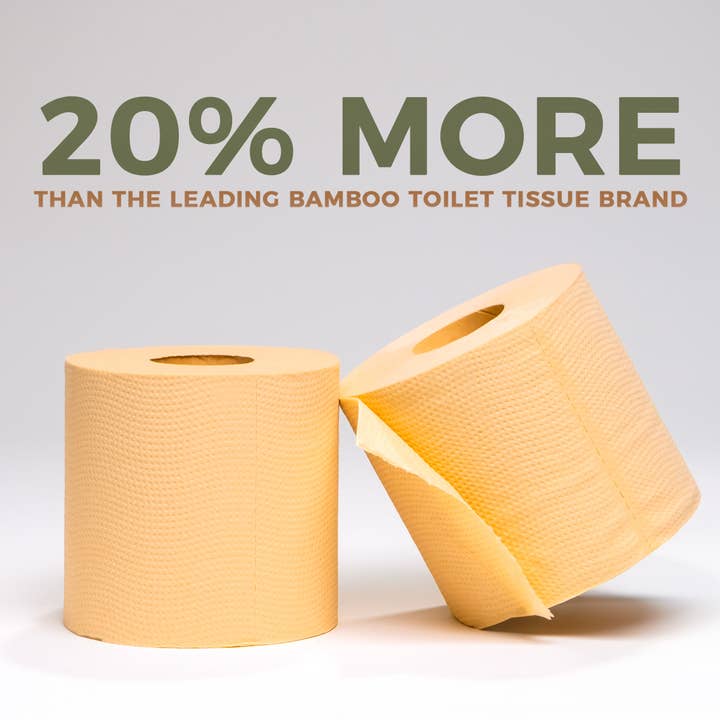 Rustic Strength - Wholesale Toilet Paper - Bamboo Toilet Paper | Truly Natural & Unbleached | Tree-Free