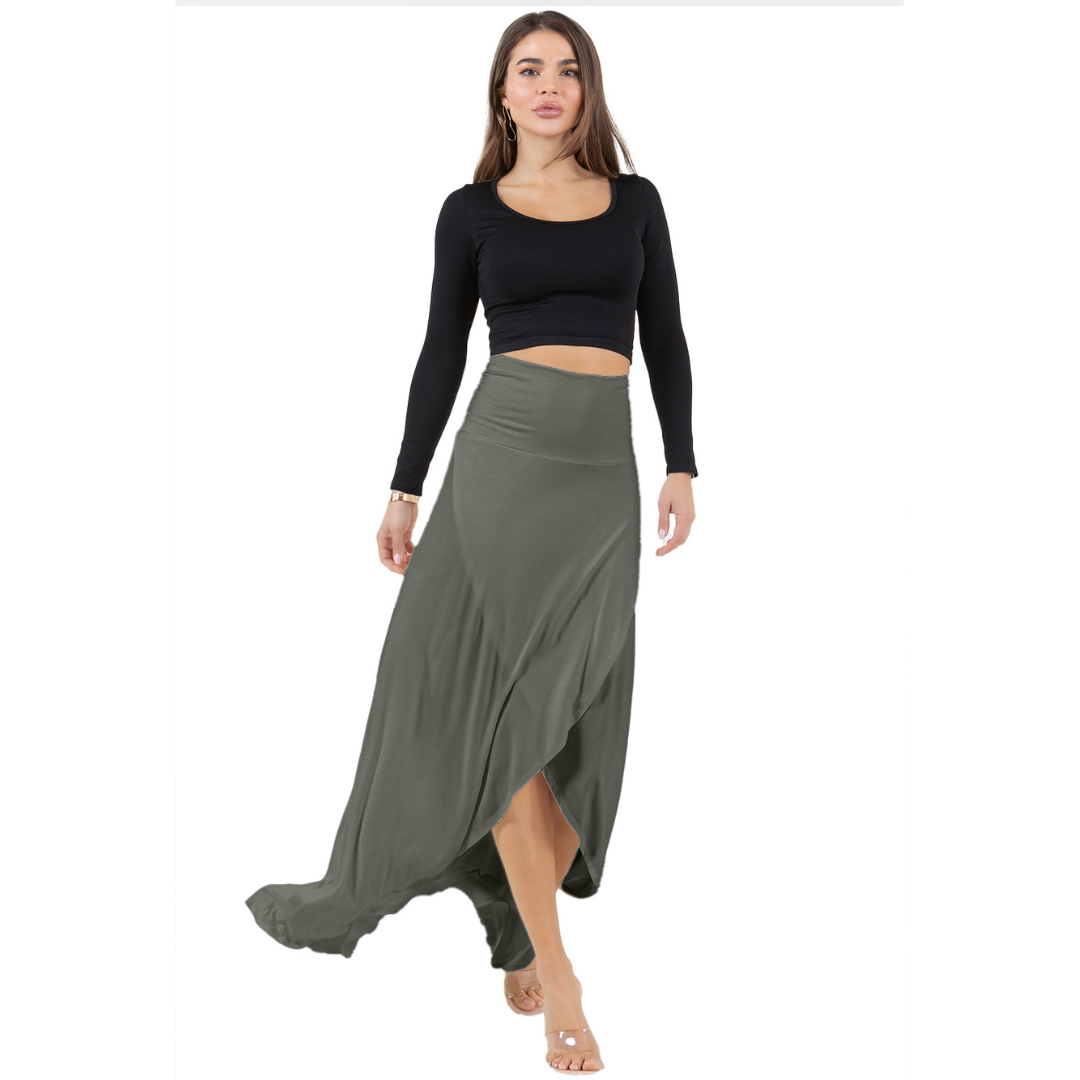 Azules Clothing - Venta al por mayor Falda - Mujer - Falda midi cruzada1