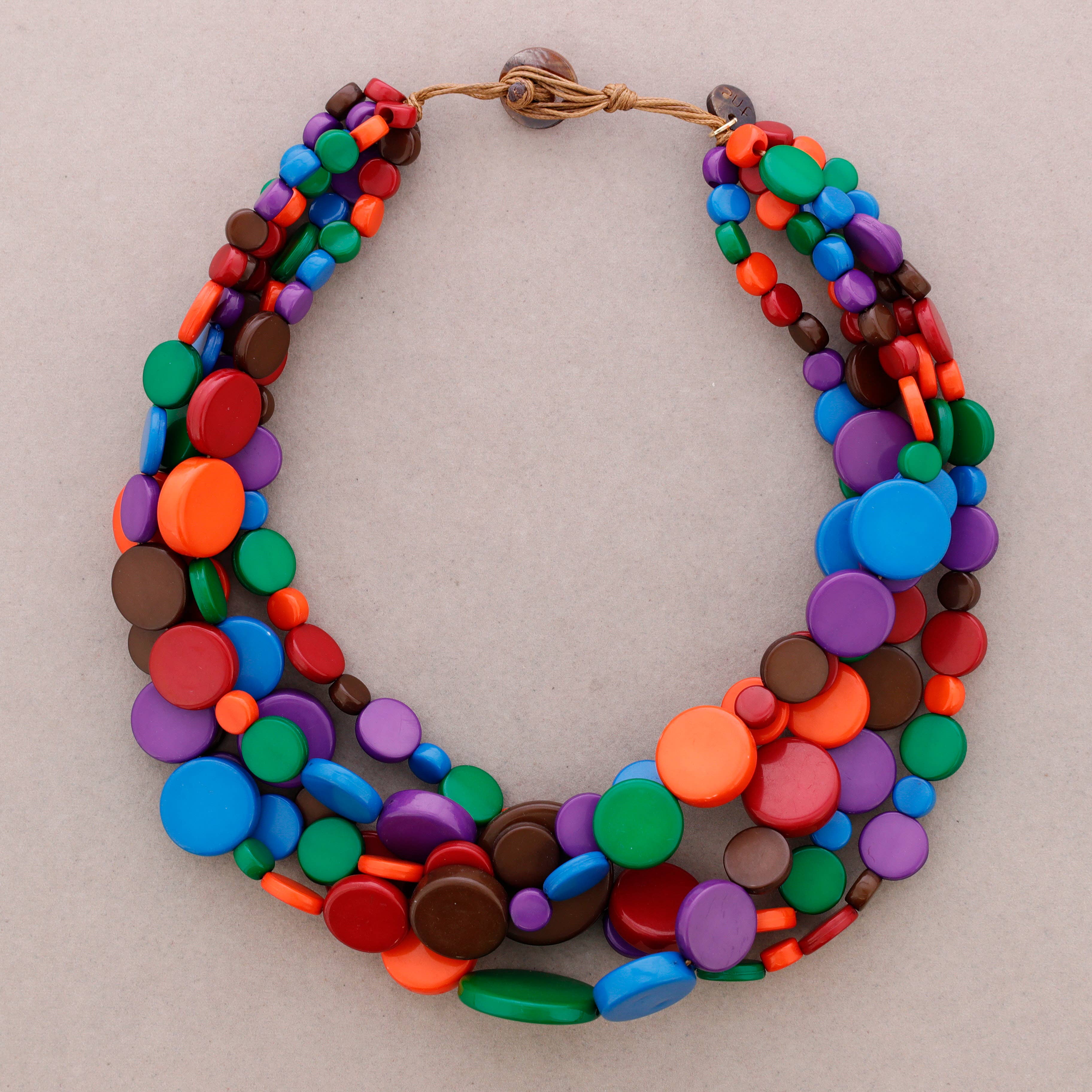 Sonata – Joias personalizáveis por atacado – Gargantilha 5 Contas Resina0