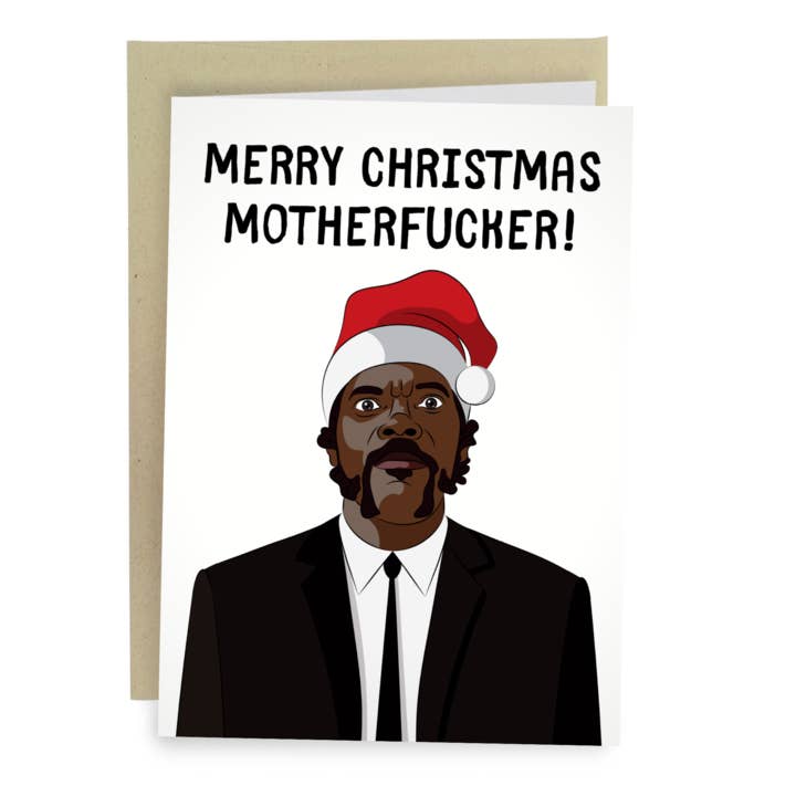 Merry Christmas Motherfucker - Funny Christmas Card for wholesale by Sleazy Greetings