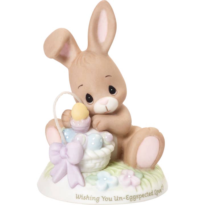 Precious Moments - Wholesale Decorative Figurine - Precious Moments Bunny With Basket Figurine
