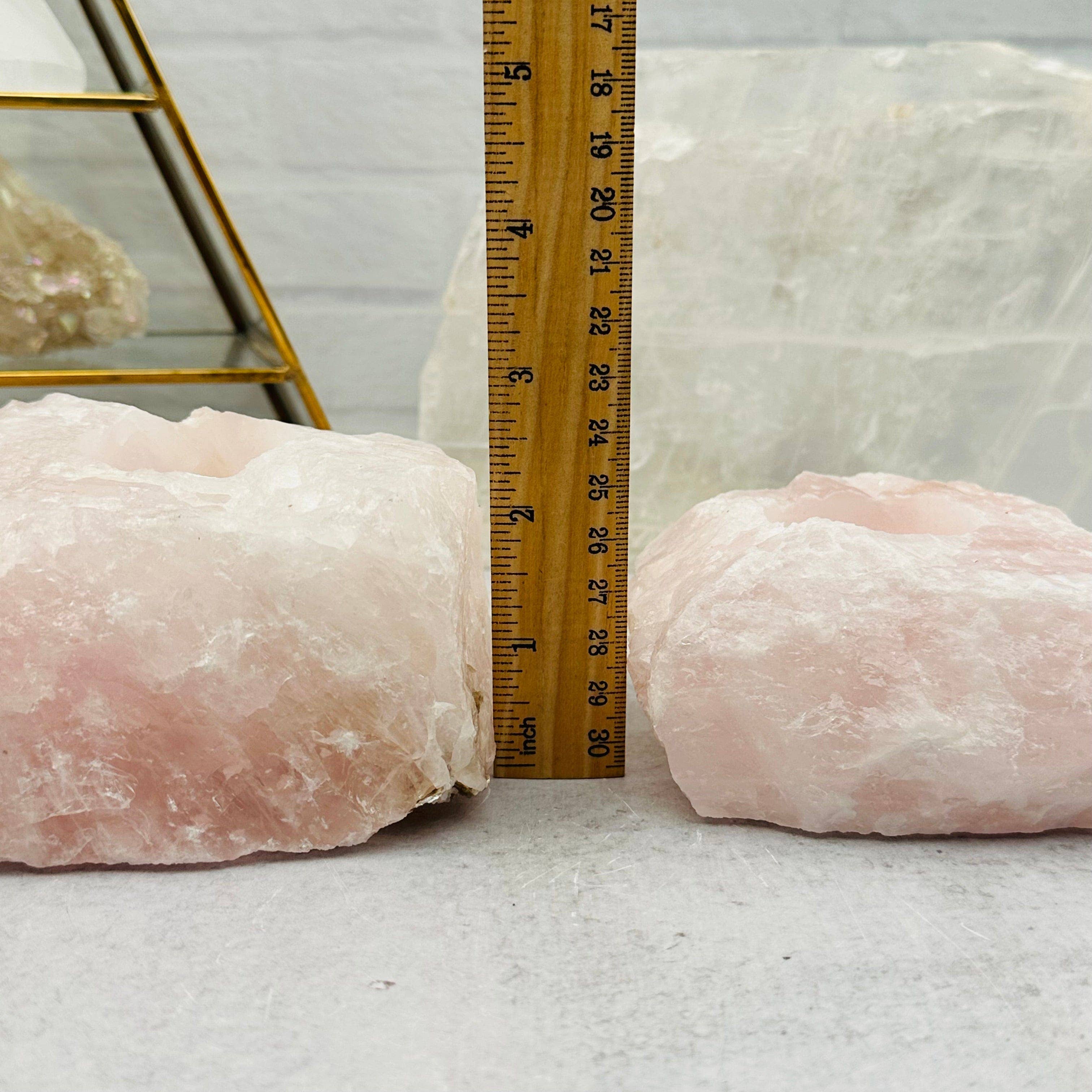 Rock Paradise - Wholesale Kaarsenhouder - Rozenkwarts kristallen kandelaar6