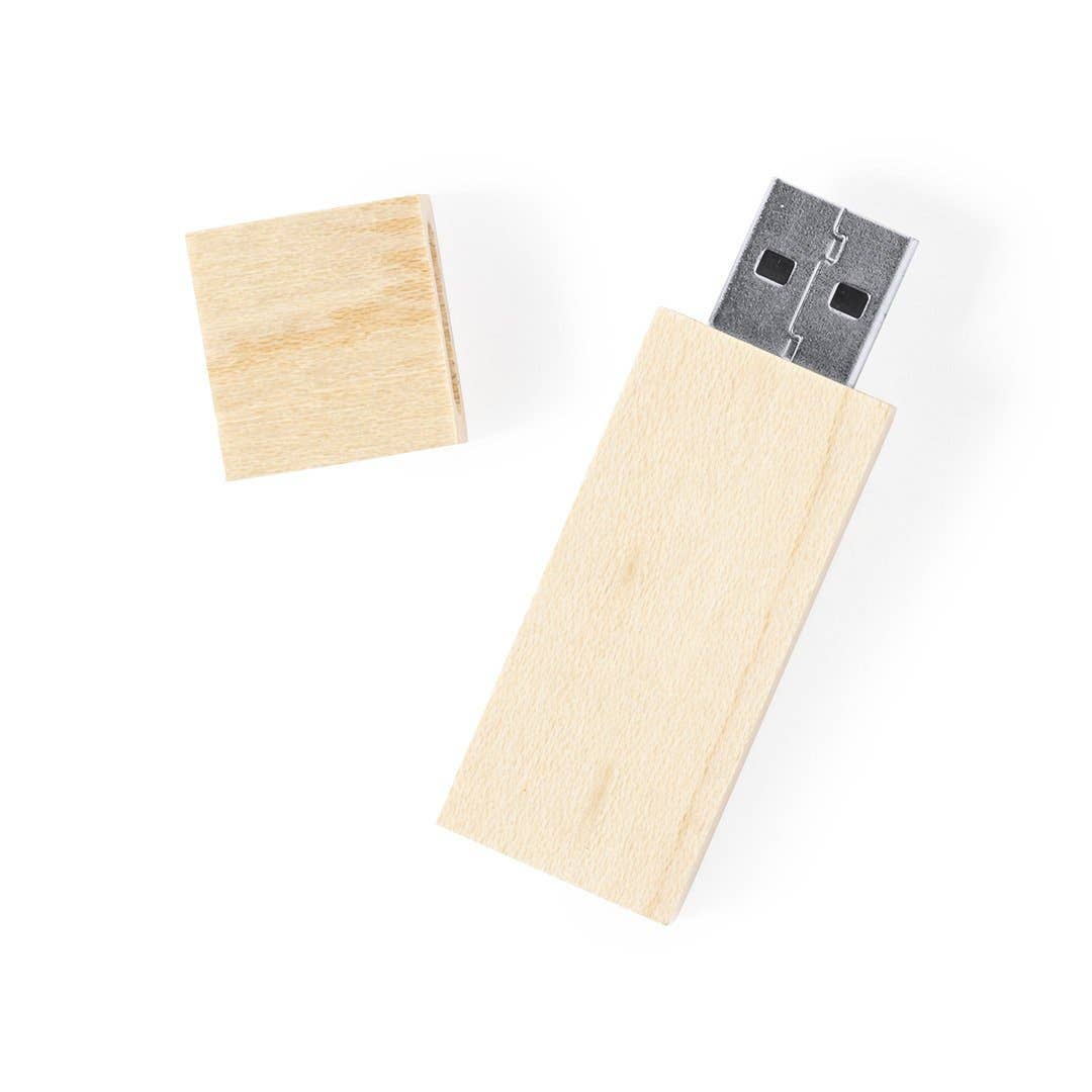 Ekoobou - Vendita all'ingrosso Chiavetta USB - Chiavetta USB Nokex 16 GB in legno con cappuccio di chiusura1