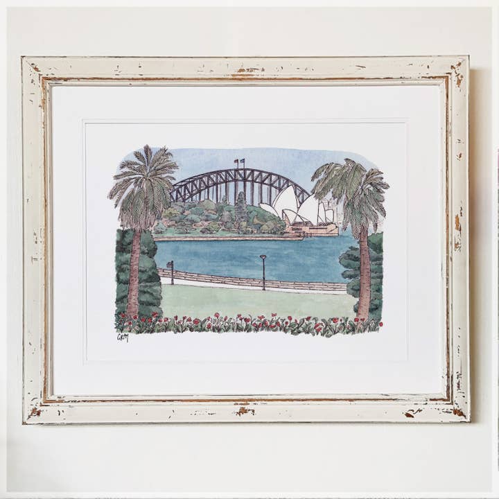 Royal Botanic Gardens - A3 Art Print for wholesale by Erlenmeyer Art