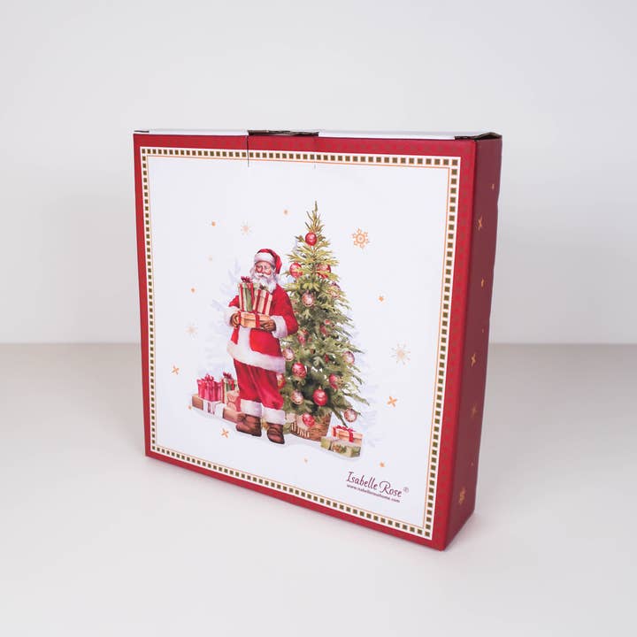 Isabelle Rose - Wholesale Baking Dish - Porcelain baking dish Happy Santa 24,5 x 5,5 cm Isabelle Ros4