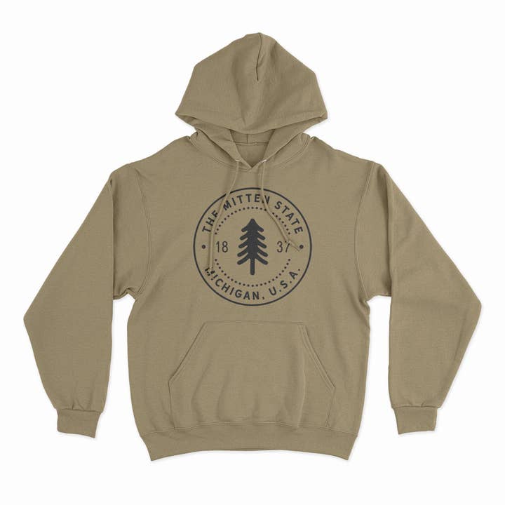 Live Love Michigan - Wholesale Hoodie - Unisex - Mitten State - Unisex Hooded Sweatshirt