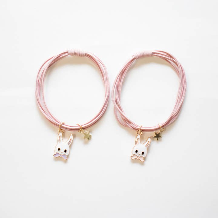 Yuko B - Wholesale Hair Tie - Kids - Premium Hair Elastics - Bunny Bands Pink
3