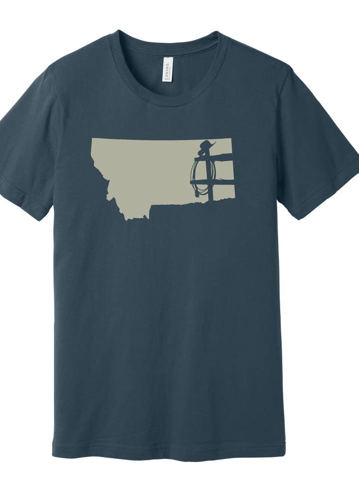 Ranch Life T-shirt — Montana Cowboy Edition for engroshandel hos Badger Track Customs