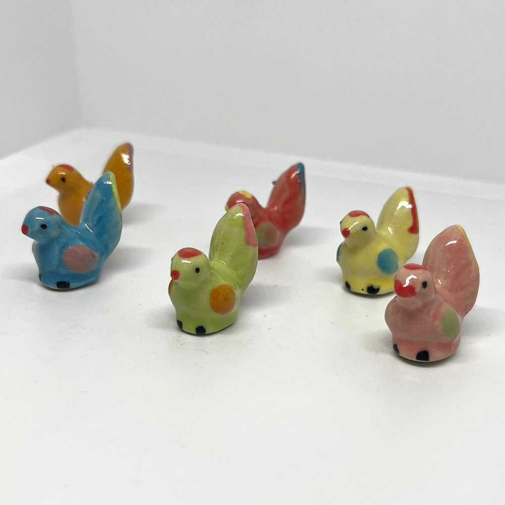 VIE - Wholesale Decorative Figurine - Mini Ceramic Figurine, Assorted Colour, Approx. 2cm229