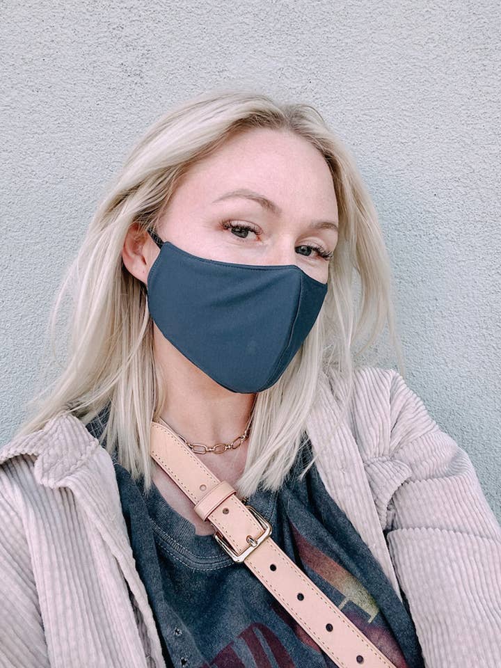 Slate Blue Mask for wholesale by KA Athleisure