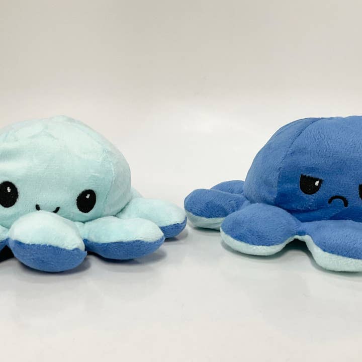 Astoria Gift Corporation - Wholesale Stuffed/Plush Toy - Kids & Baby - Reversible Plush Moody Octopus Toy #89-0304353
