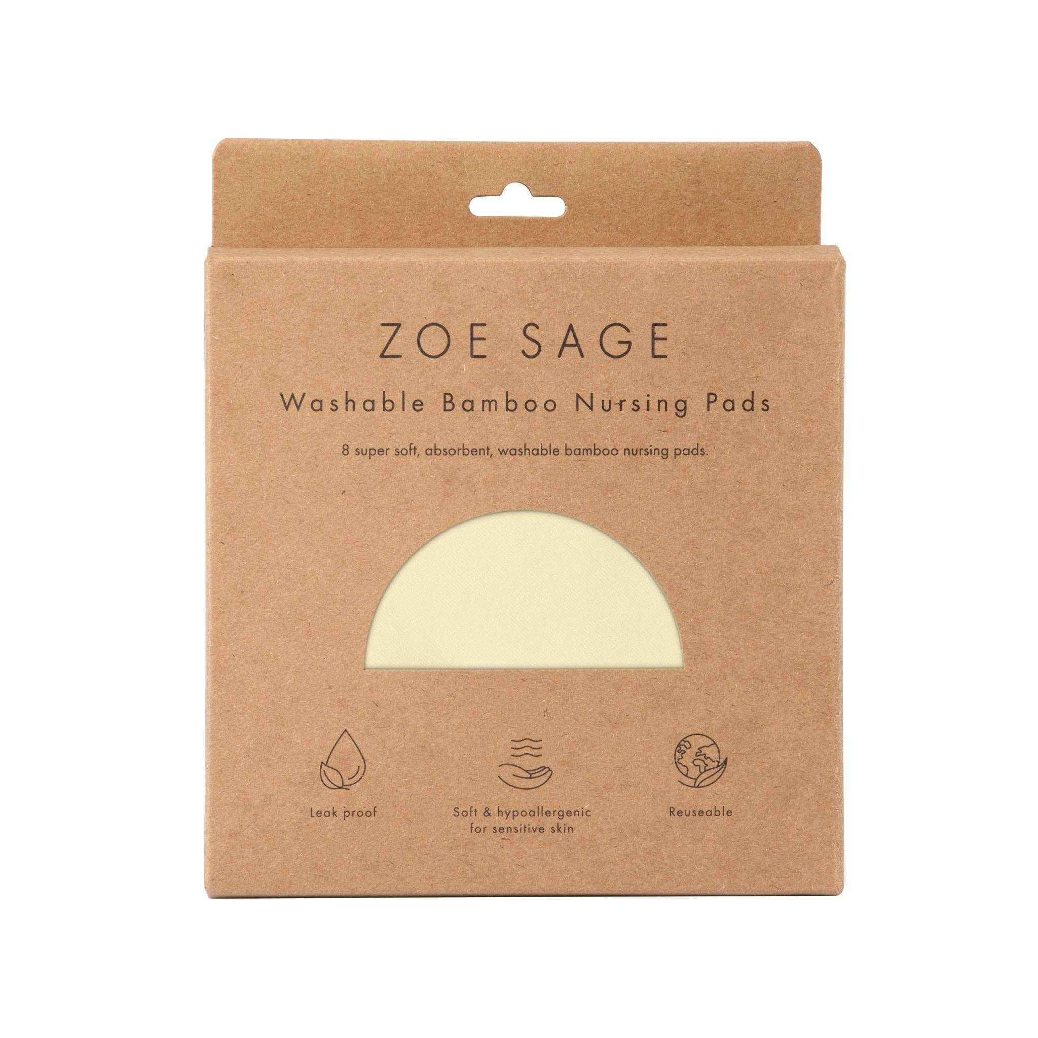 Zoe Sage - Wholesale Nursing pillow/pad – Maternity - Washable Bamboo Nursing Pads (8pk) - Cape Honey0