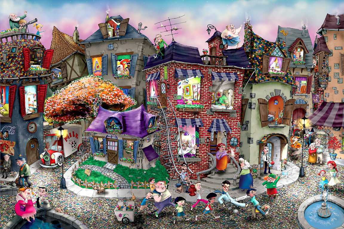 Mark Ludy Art Books & Games - Venta al por mayor Novela gráfica - El hombre de las flores | Un libro ilustrado sin palabras3