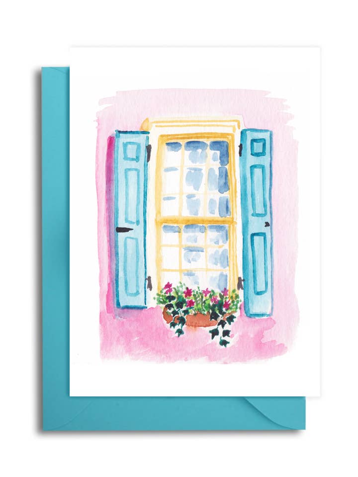 Charleston Note Card Set for wholesale by Slow Poke Press