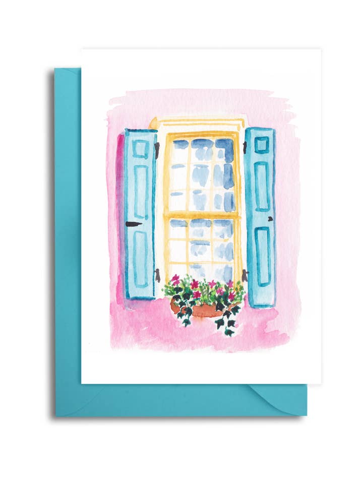 Charleston Note Card Set for wholesale by Slow Poke Press