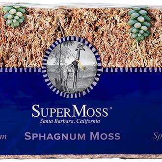SuperMoss - Wholesale Planting/potting soil - Sphagnum Moss 150g Retail Bale0